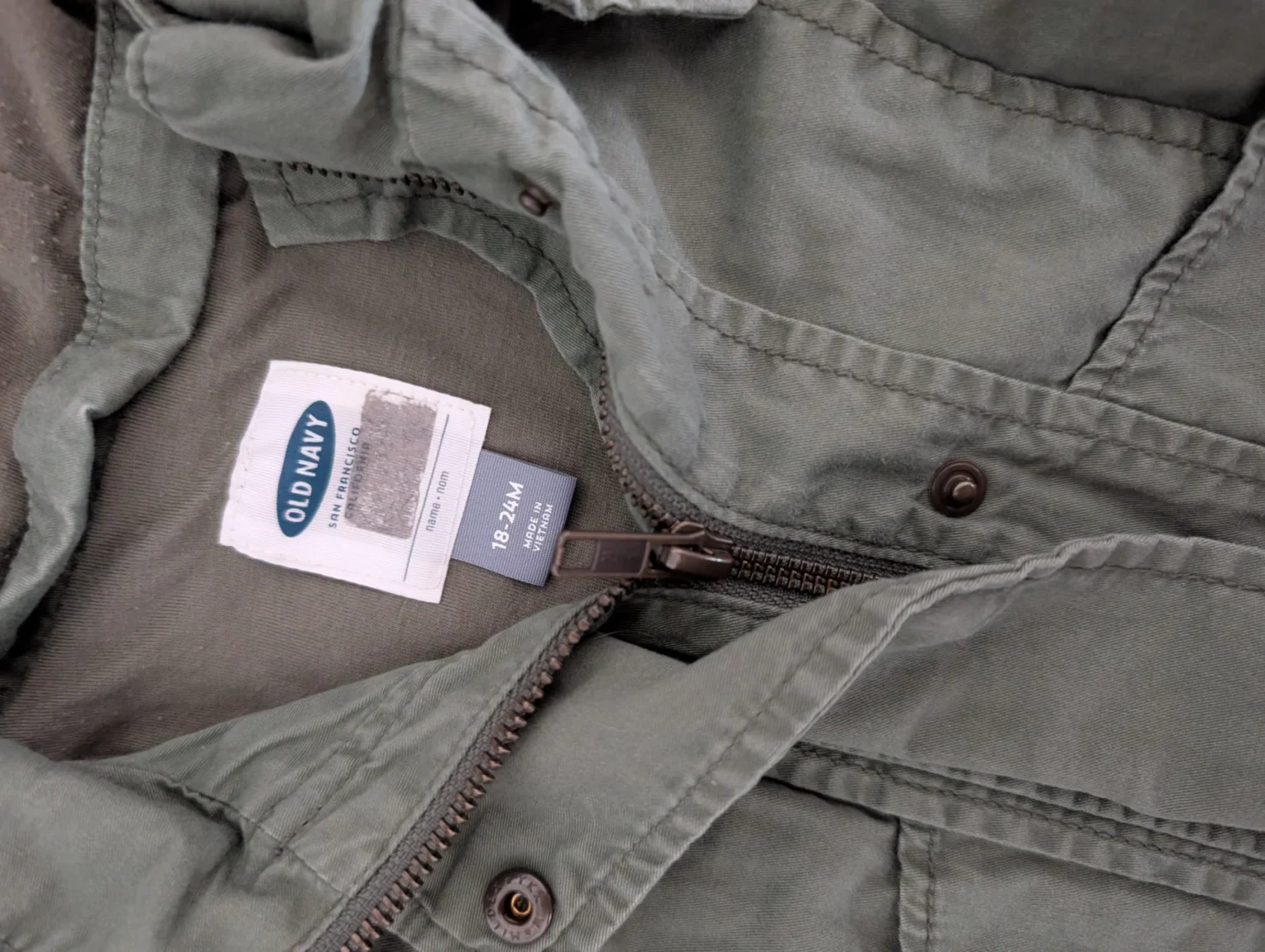Image for Jacket old navy 18-24 mois
