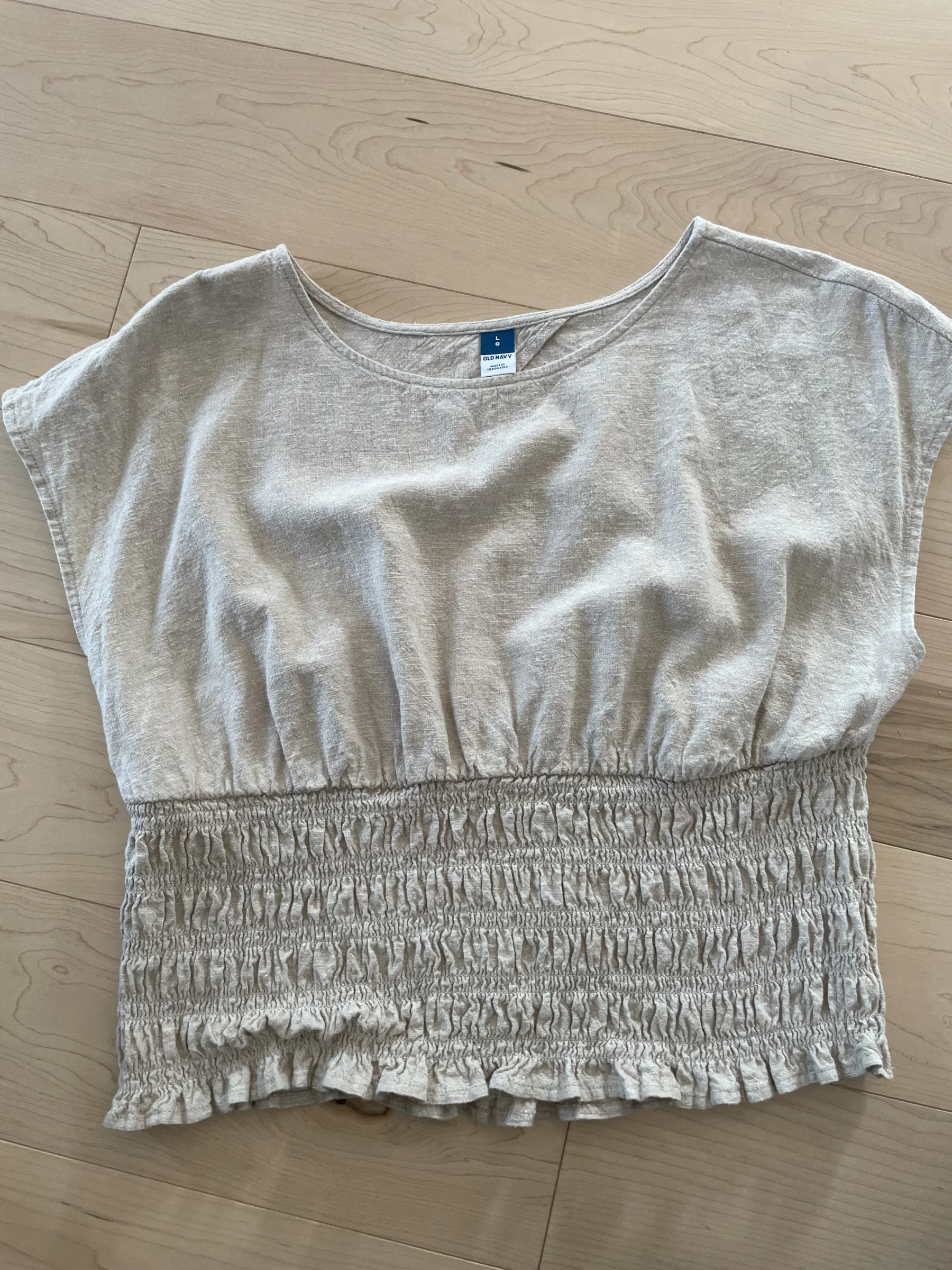 Haut en lin Old navy seconde main