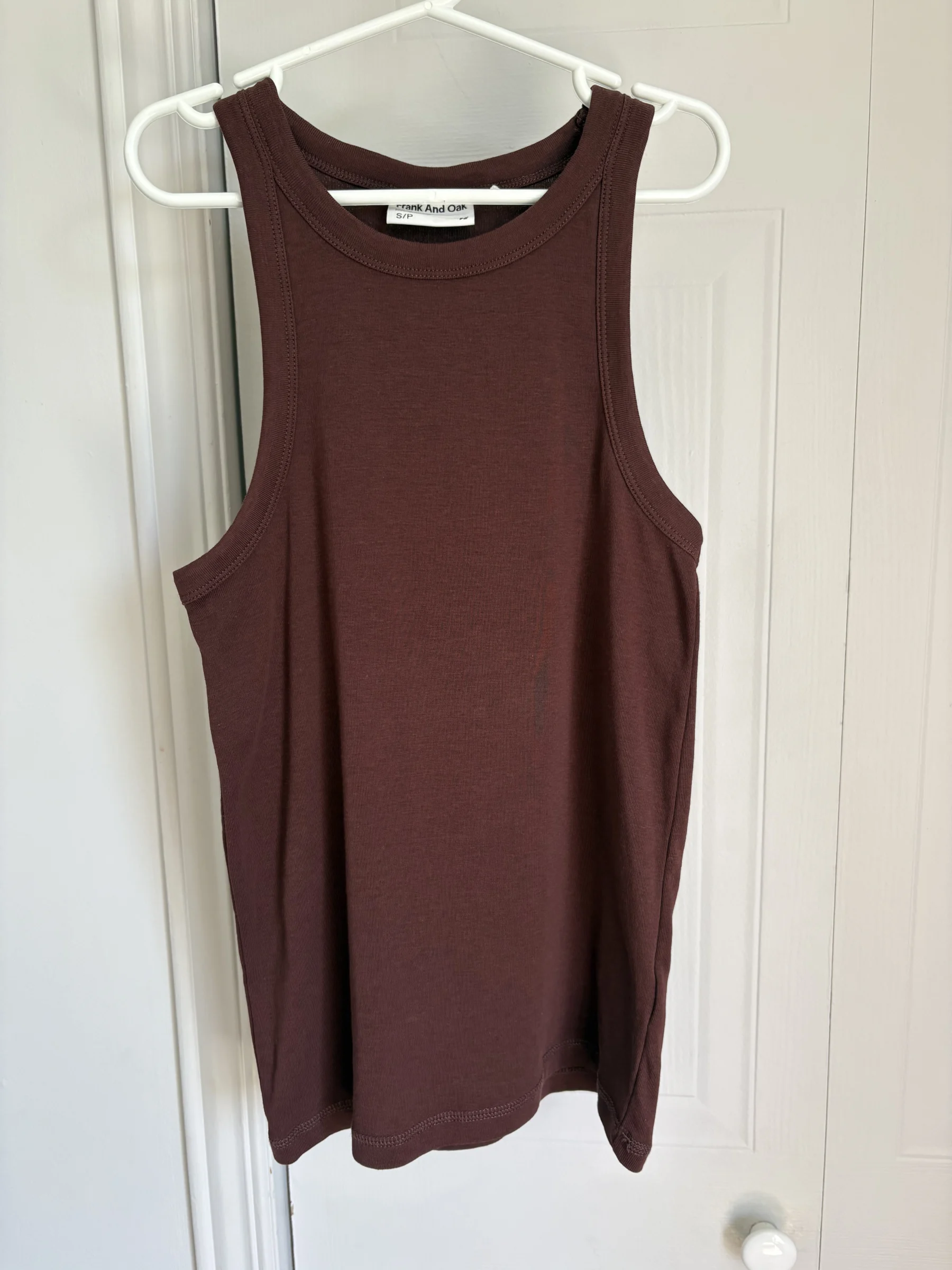 Camisole en coton bio Frank and Oak seconde main