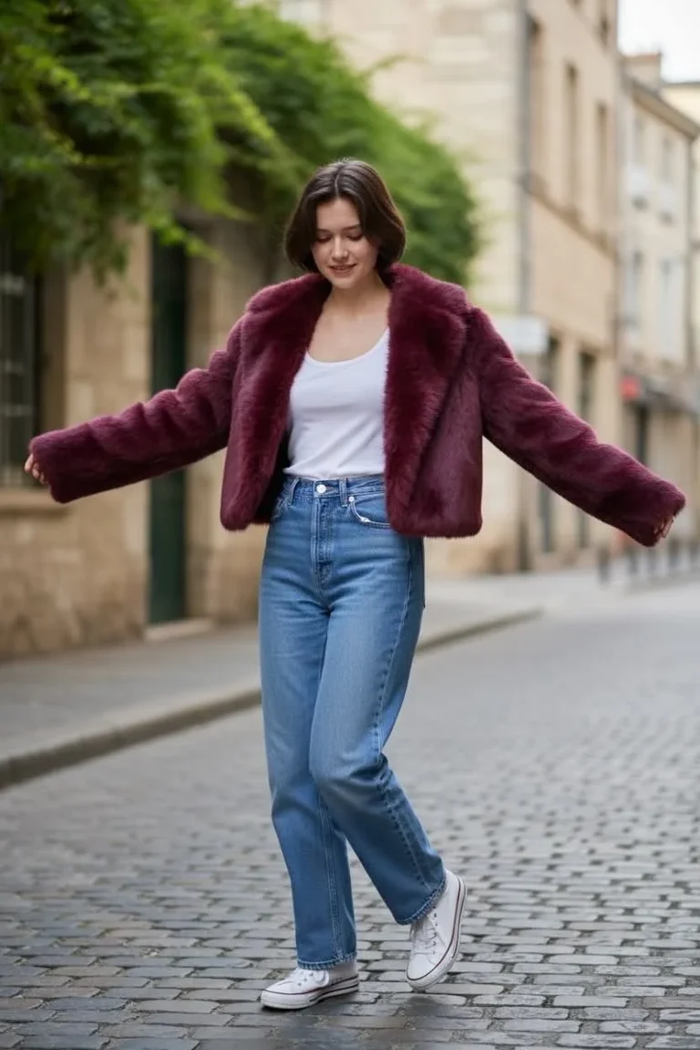 Featured image for Veste courte en véritable fourrure de lapin de la marque San Francisco