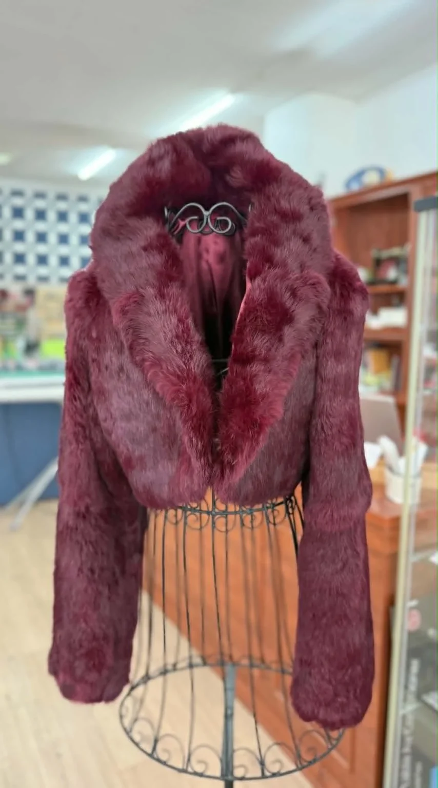 Image for Veste courte en véritable fourrure de lapin de la marque San Francisco