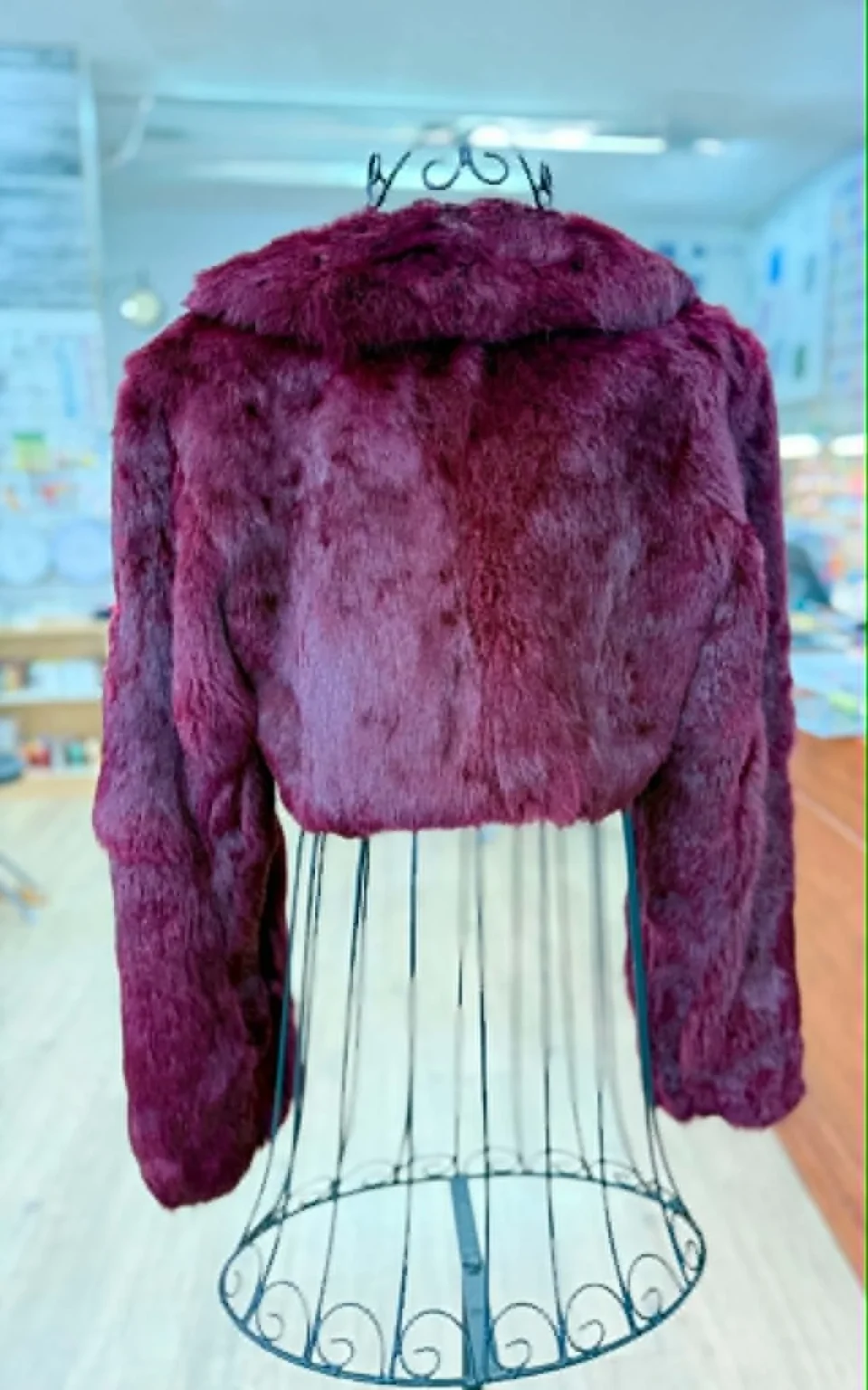 Image for Veste courte en véritable fourrure de lapin de la marque San Francisco