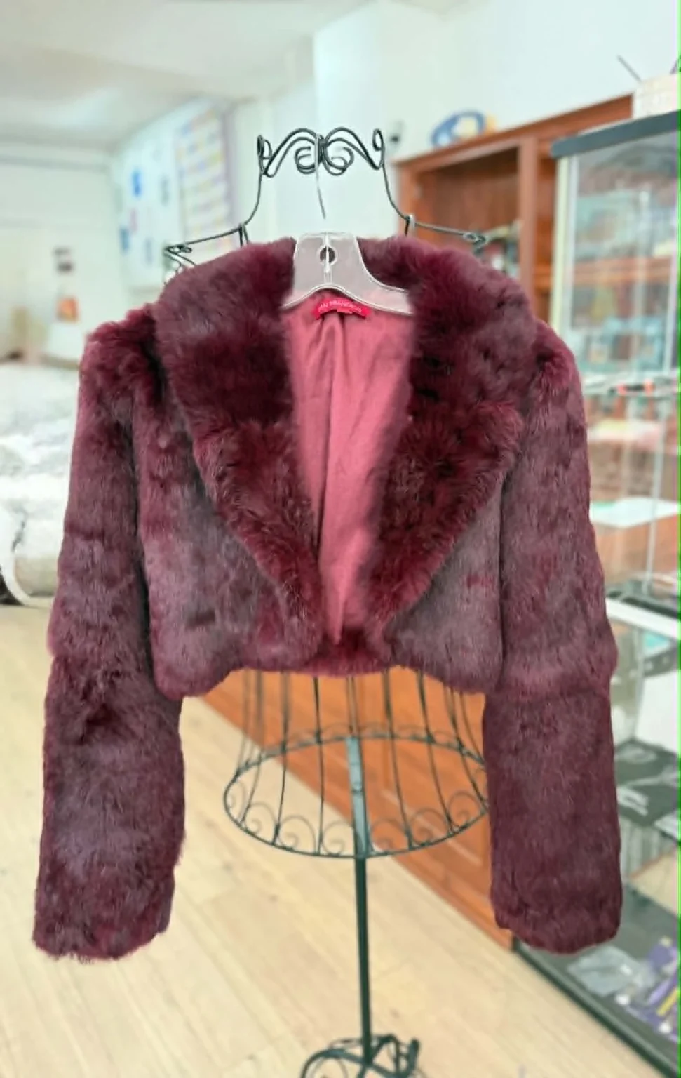 Image for Veste courte en véritable fourrure de lapin de la marque San Francisco