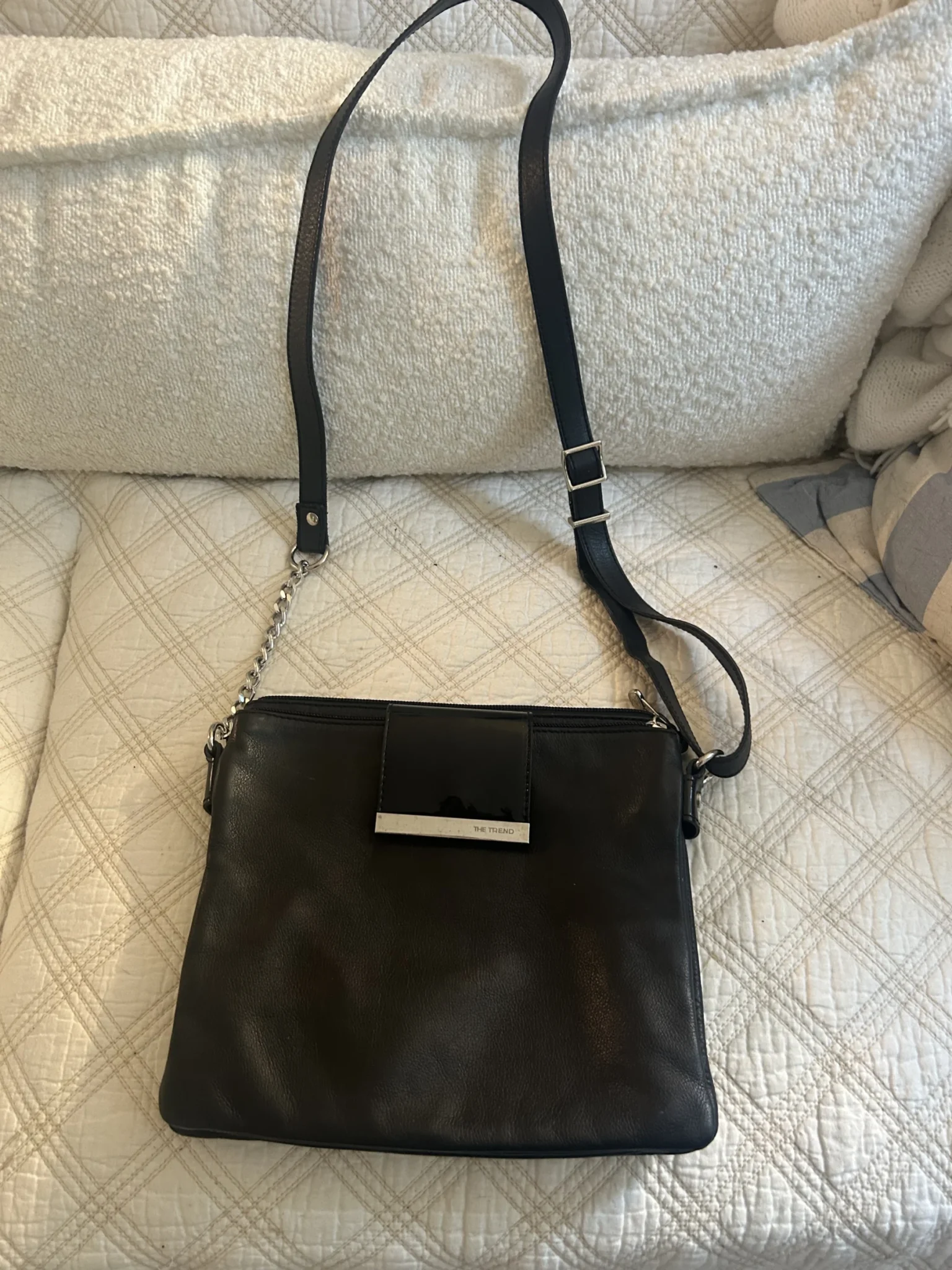 Image for Superbe sac à bandoulière vintage "The Trend" - NEUF SANS ÉTIQUETTE