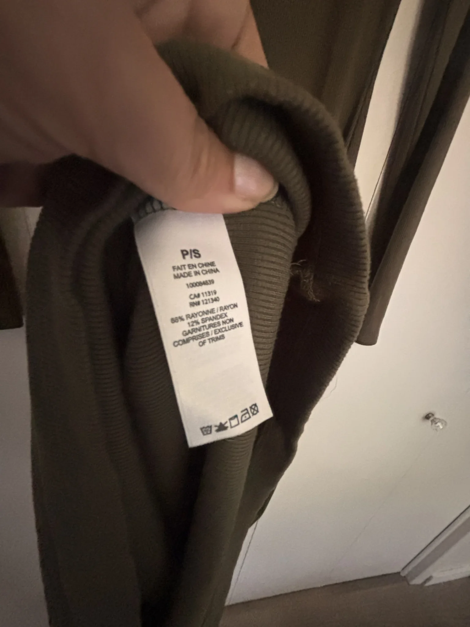 Image for Robe longue kaki