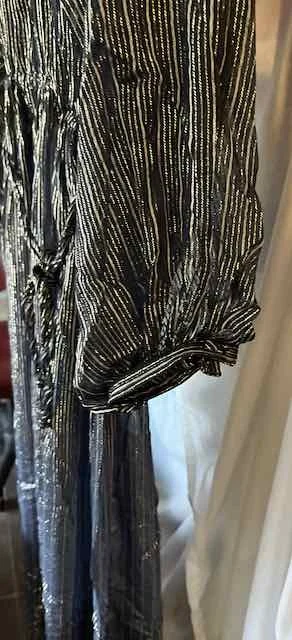 Image for Robe de soirée longue, bleu marin – lamé / VINTAGE