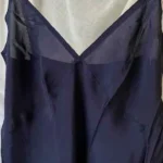 Thumbnail for Robe de soirée longue, bleu marin – lamé / VINTAGE