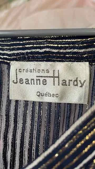 Image for Robe de soirée longue, bleu marin – lamé / VINTAGE