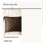 Thumbnail for Pochette PALLAS LOUIS VUITTON