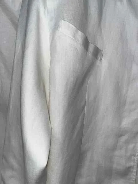 Image for Tailleur-pantalon 100 % lin blanc – Chic / VINTAGE / TRÈS À LA MODE été 2025-26