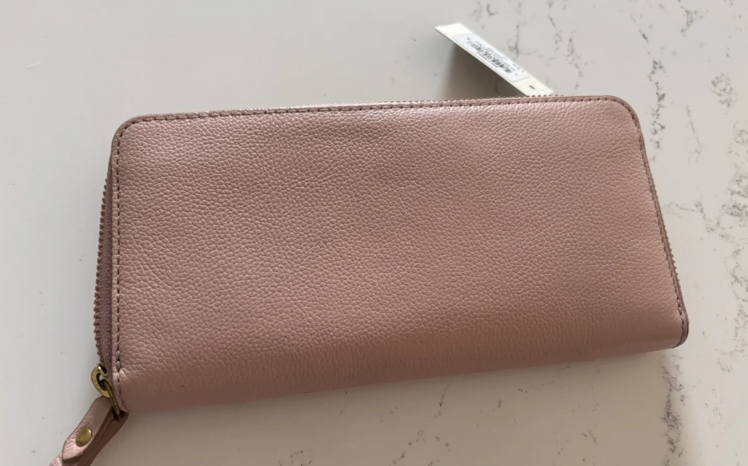 Image for Porte monnaie en  cuir   rose de la marque Fossil