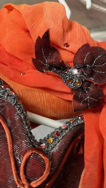 Image for Ensemble Corsage court avec Bandeau et Écharpe - Très Original