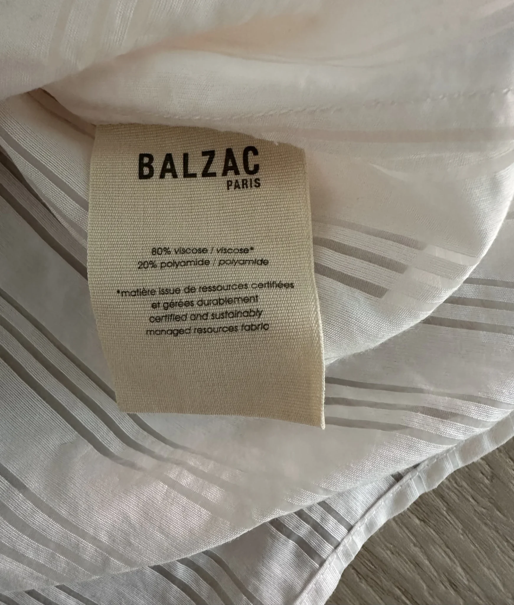Image for Balzac Paris Chemise Baignade 34