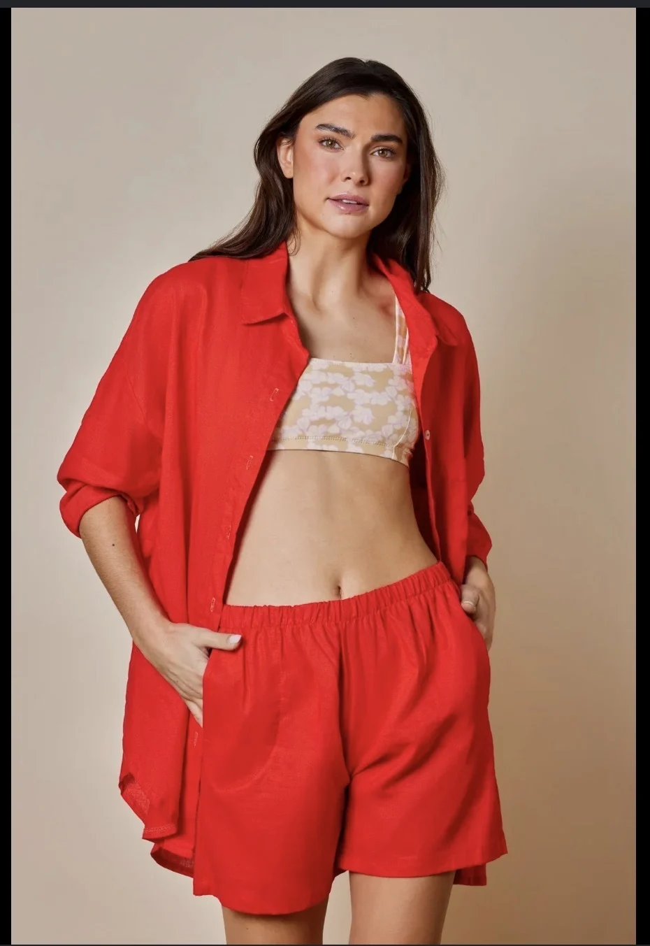 June  Short Ella en cotton June Swimwear seconde main