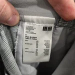 Thumbnail for Pantalon ajusté 7/8 carroté gris pâle Uniqlo