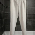 Featured thumbnail for Pantalon professionnel en fuseau blanc crème Dynamite