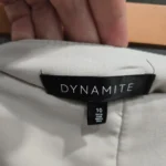 Thumbnail for Pantalon professionnel en fuseau blanc crème Dynamite