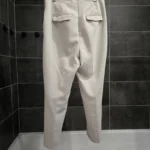 Thumbnail for Pantalon professionnel en fuseau blanc crème Dynamite