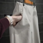 Thumbnail for Pantalon professionnel en fuseau blanc crème Dynamite