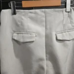 Thumbnail for Pantalon professionnel en fuseau blanc crème Dynamite