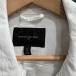 Thumbnail for Veste de jean blanc Banana Republic