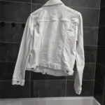Thumbnail for Veste de jean blanc Banana Republic