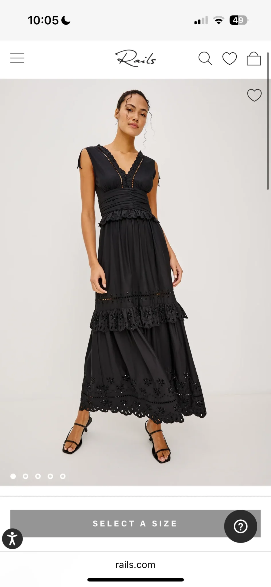Featured image for Robe longue Rails