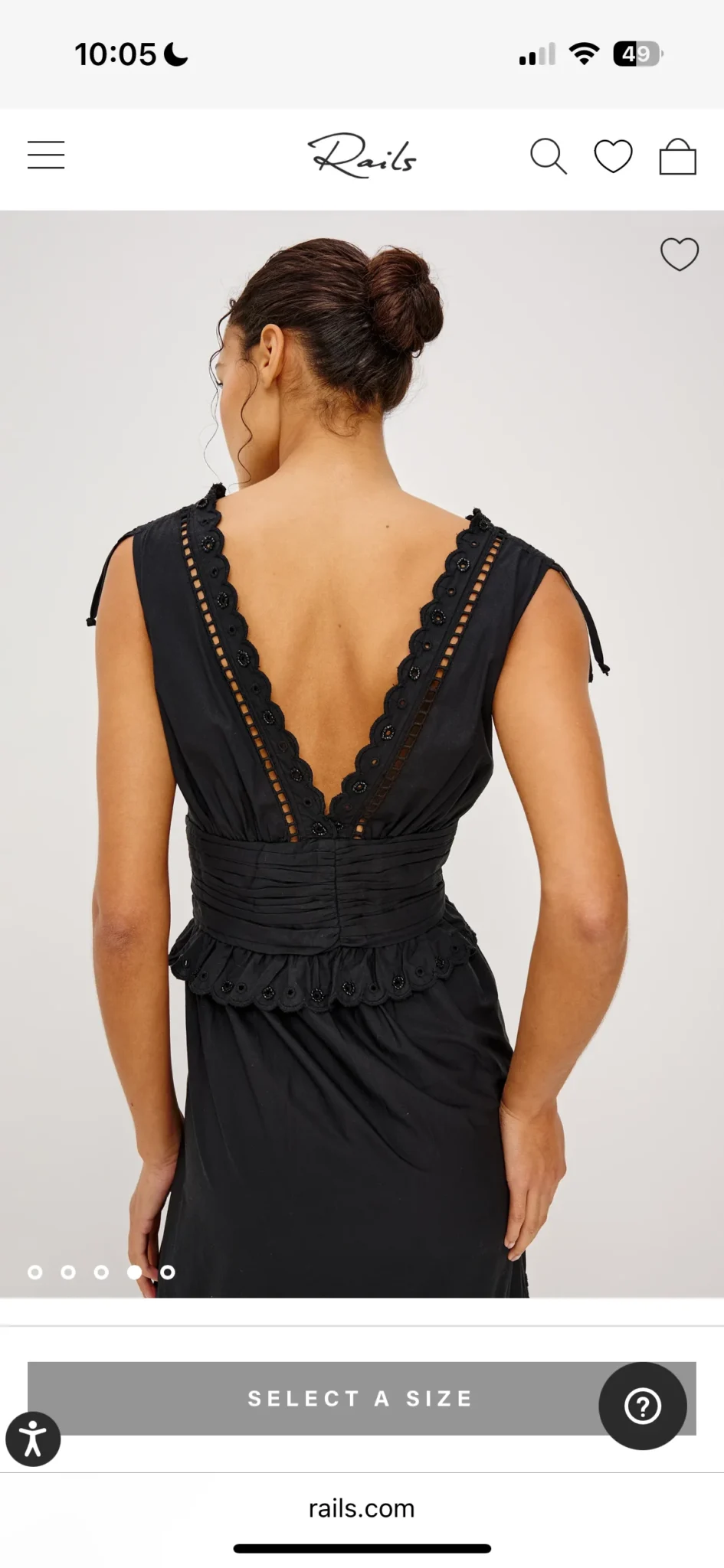 Image for Robe longue Rails