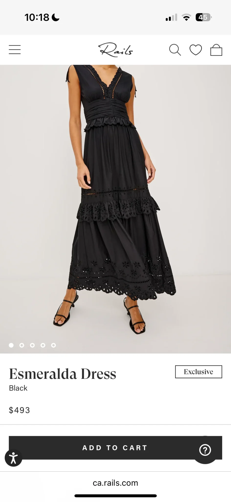 Image for Robe longue Rails