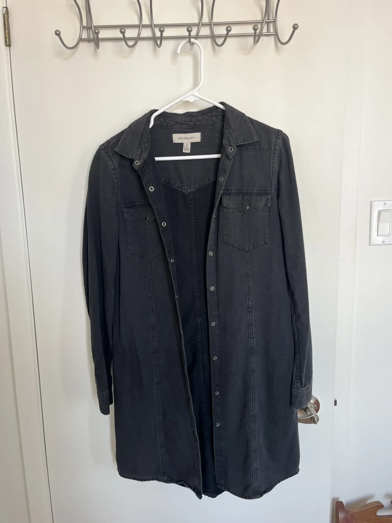 Featured image for Veste en jeans couleur noir «délavée »