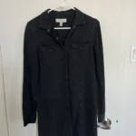 Thumbnail for Veste en jeans couleur noir «délavée »