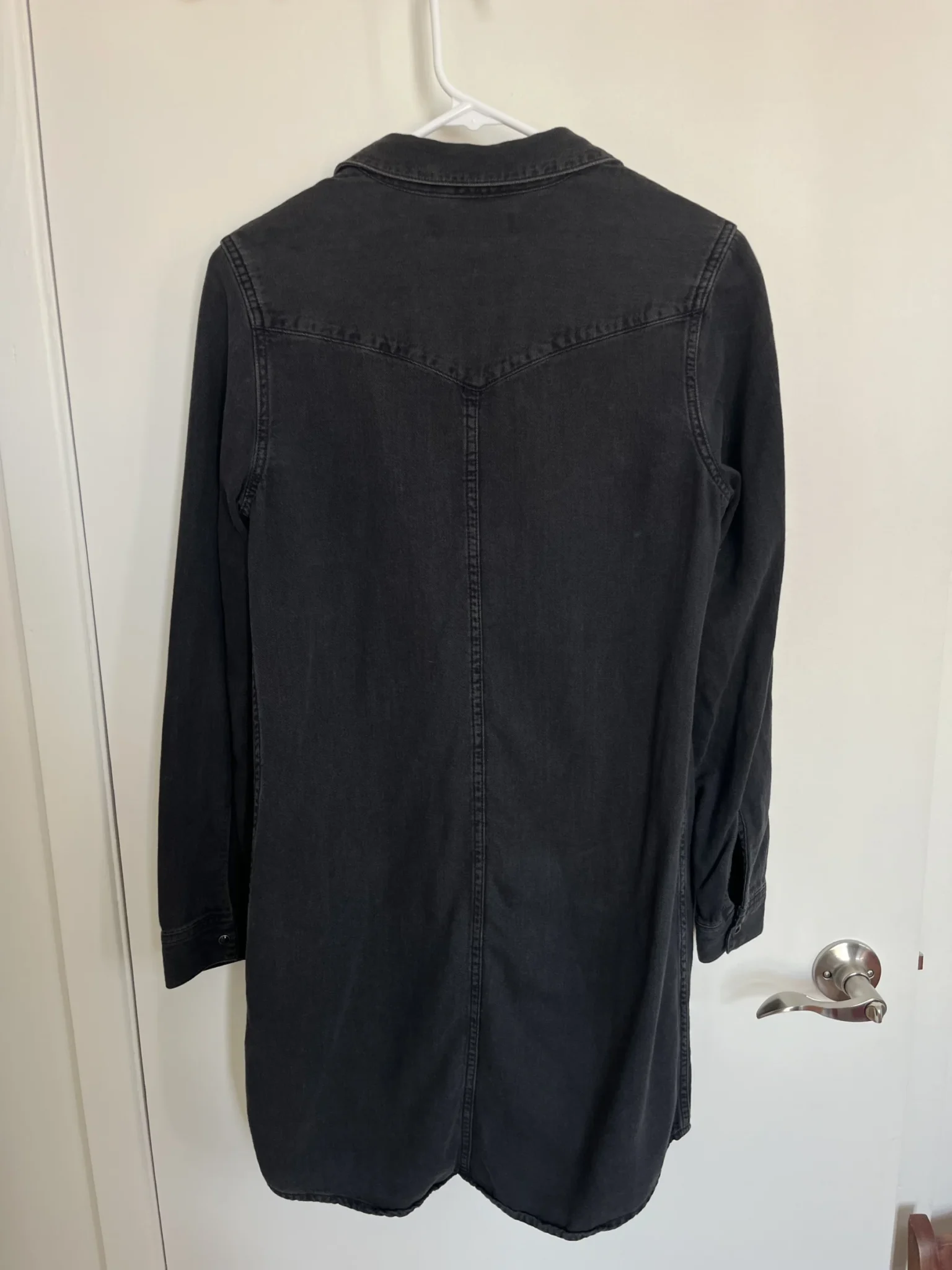 Image for Veste en jeans couleur noir «délavée »
