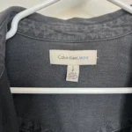 Thumbnail for Veste en jeans couleur noir «délavée »