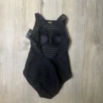 Thumbnail for Lauren Ralph Lauren – Ottoman-knit one-piece swimsuit with a boat neckline