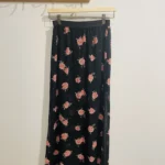 Featured thumbnail for Jupe longue motif roses