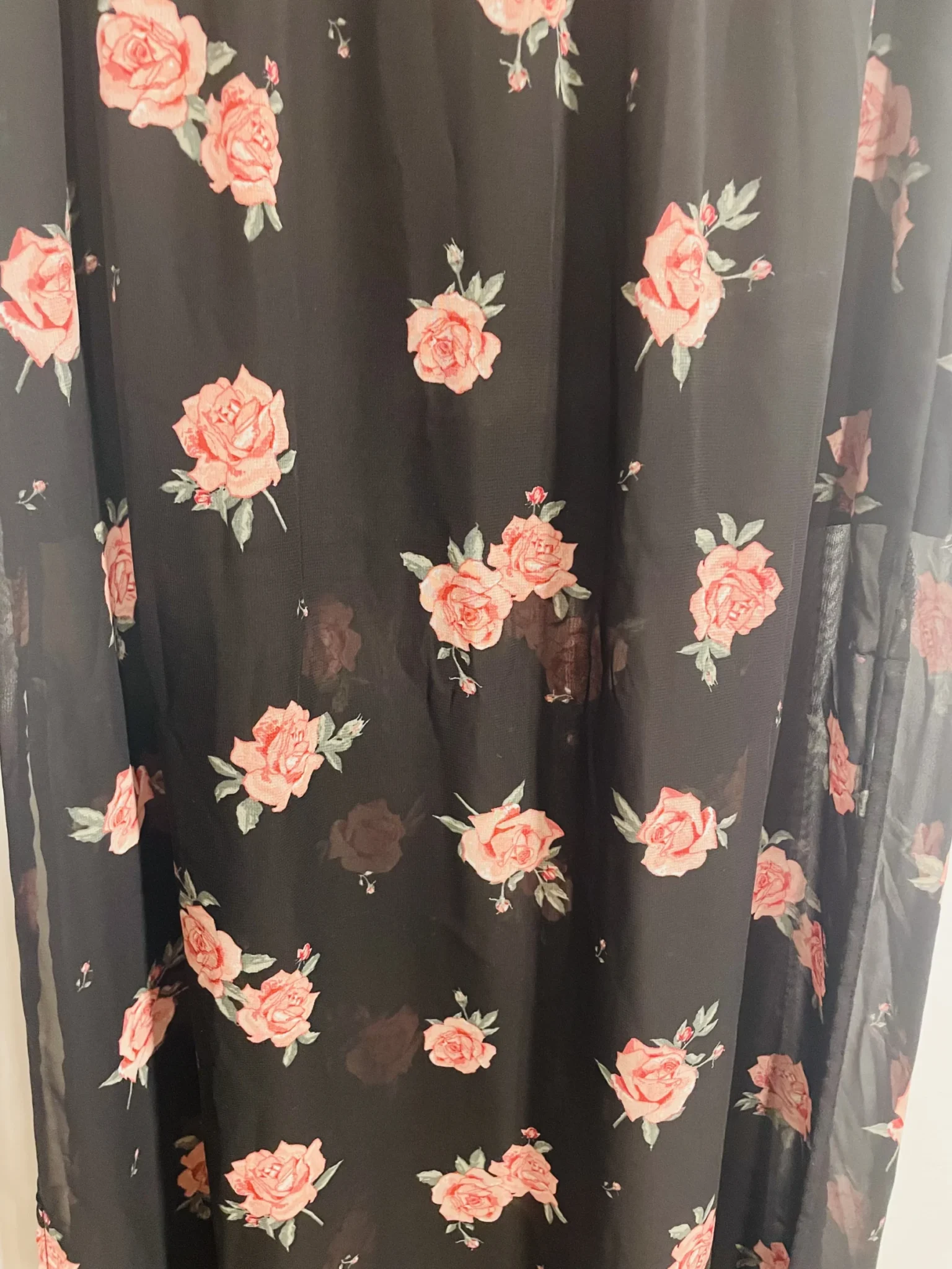 Image for Jupe longue motif roses