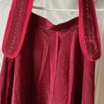Thumbnail for Jupe longue couleur cerise, style gitan - Très Chic / VINTAGE