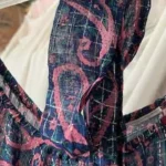 Thumbnail for Robe longue gitane circulaire – lamée - Très Chic / VINTAGE
