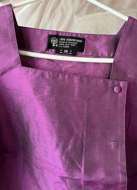 Image for Robe soie thaïlandaise/deux pièces – Très Chic / VINTAGE