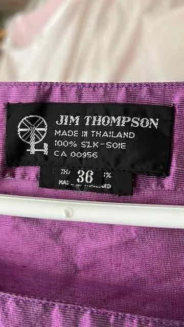 Image for Robe soie thaïlandaise/deux pièces – Très Chic / VINTAGE