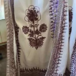 Thumbnail for Djellaba blanche avec Cape – Très Chic / VINTAGE