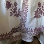 Thumbnail for Djellaba blanche avec Cape – Très Chic / VINTAGE