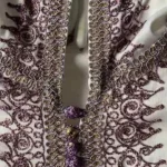 Thumbnail for Djellaba blanche avec Cape – Très Chic / VINTAGE