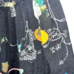 Thumbnail for Robe gitane noire à motifs - Original / VINTAGE