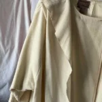 Thumbnail for Manteau laine écru - VINTAGE