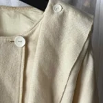 Thumbnail for Manteau laine écru - VINTAGE