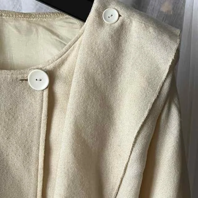 Image for Manteau laine écru - VINTAGE