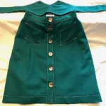 Featured thumbnail for Jupe verte avec ceinture, poignets et bandeau - Très Original / VINTAGE