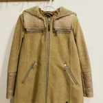 Featured thumbnail for Veste pour femme fourrure et laine vintage - RUDSAK - taille petit