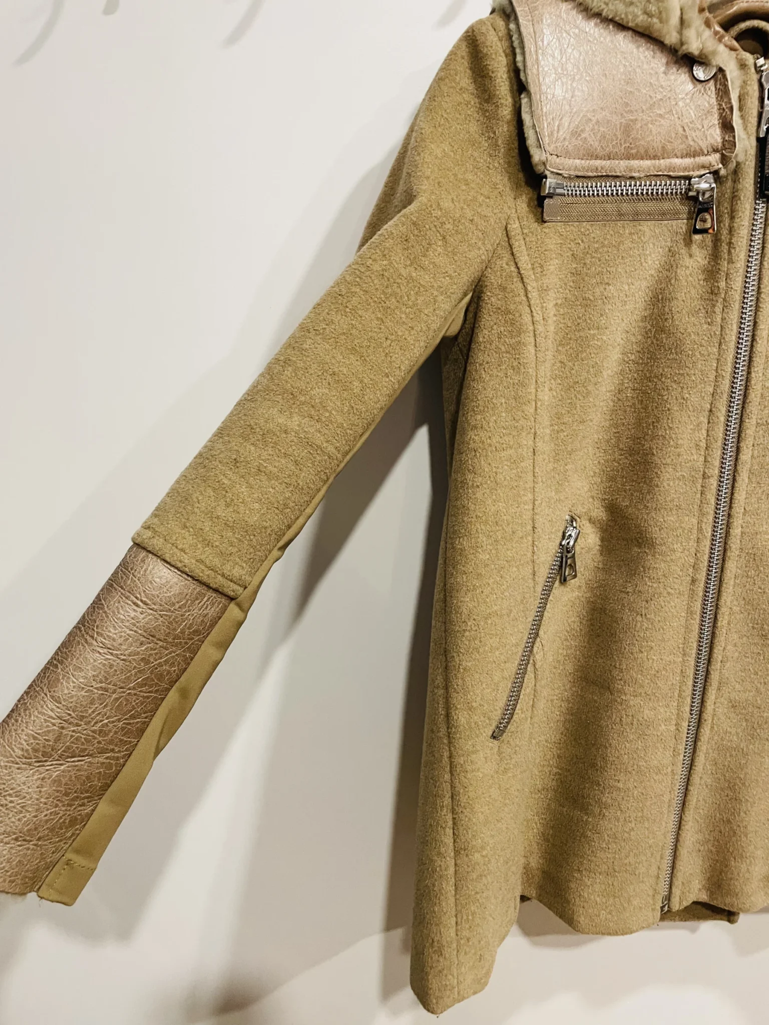Image for Veste pour femme fourrure et laine vintage - RUDSAK - taille petit